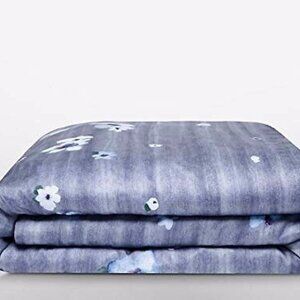 NWT $375.00 Calvin Klein Queen Duvet Cover 100% Sateen , Bonaire -orchid